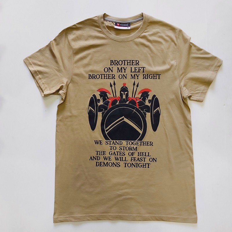 SPARTAN BROTHERHOOD - T-shirt coyote