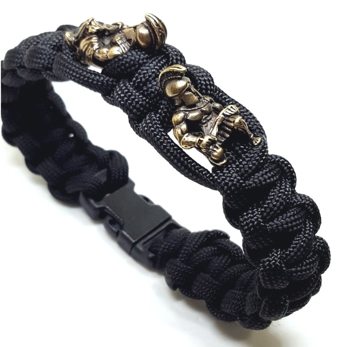"LEONIDAS SPARTAN" Survival bracelet- vari colori paracord