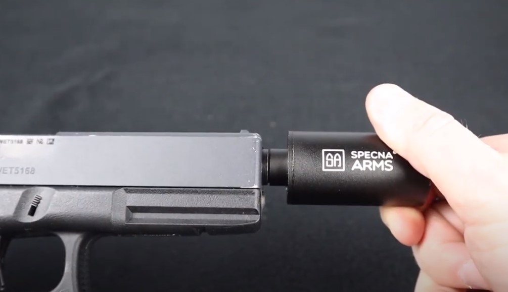 Specna Arms Silenziatore MTU Mini Tracer Unit Black - Image 3