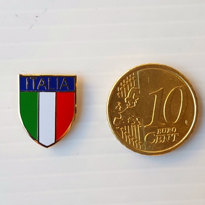 SCUDETTO ITALIA - MINI SPILLA IN METALLO