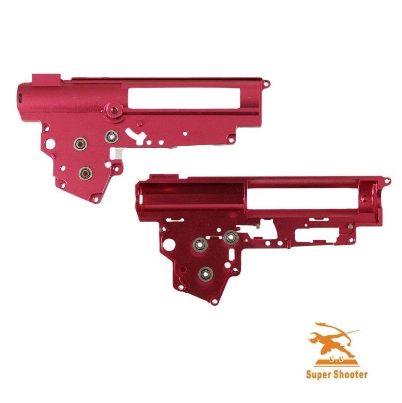 Super Shooter 7075 CNC Aluminum Ver 3 Gearbox Shell (9mm) - immagine 3