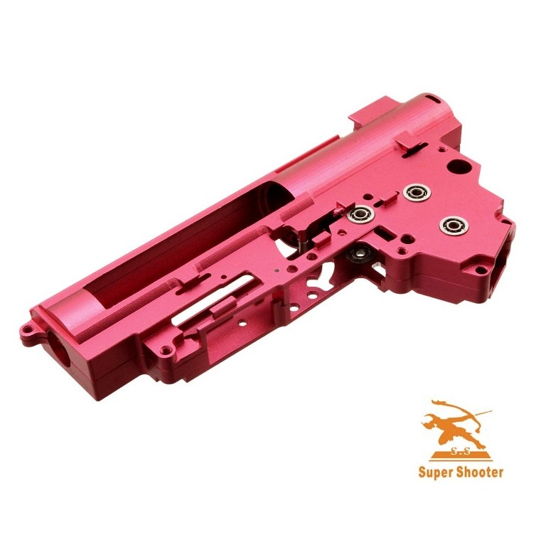 Super Shooter 7075 CNC Aluminum Ver 3 Gearbox Shell (9mm) - immagine 2