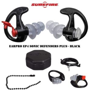 SureFire - EarPro EP4 Sonic Defenders Plus - Black (EP4-BK-MPR)