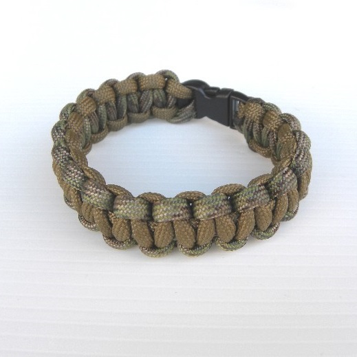 Survival bracelet Multi camo-coyote