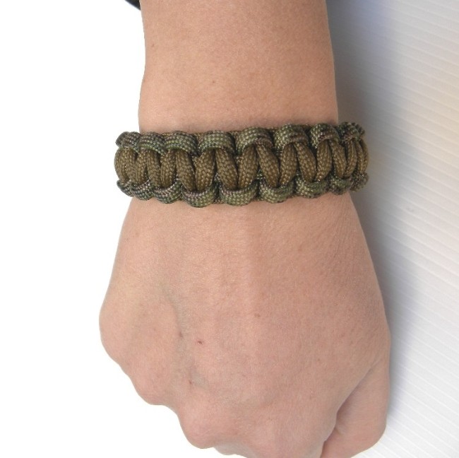 Survival bracelet Multi camo-coyote - immagine 2