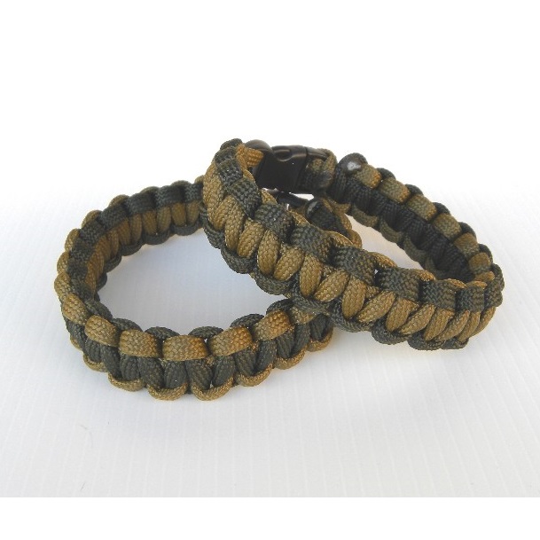 Survival Bracelet coyote/verde