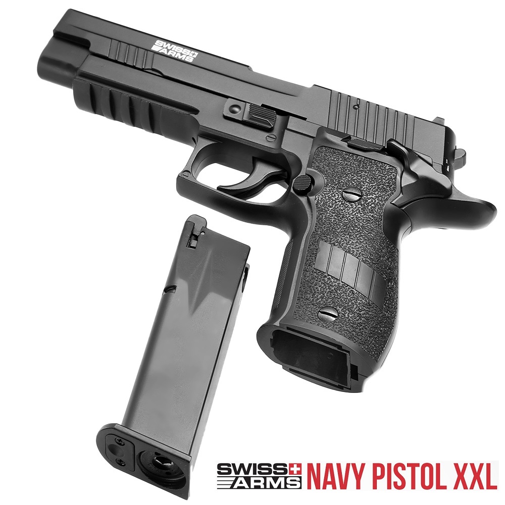 Cybergun/Swiss Arms SIG P226 SA NAVY XXL NERA CO2 - Image 2