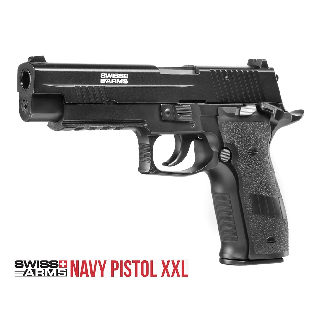Cybergun/Swiss Arms SIG P226 SA NAVY XXL NERA CO2 - Image 5