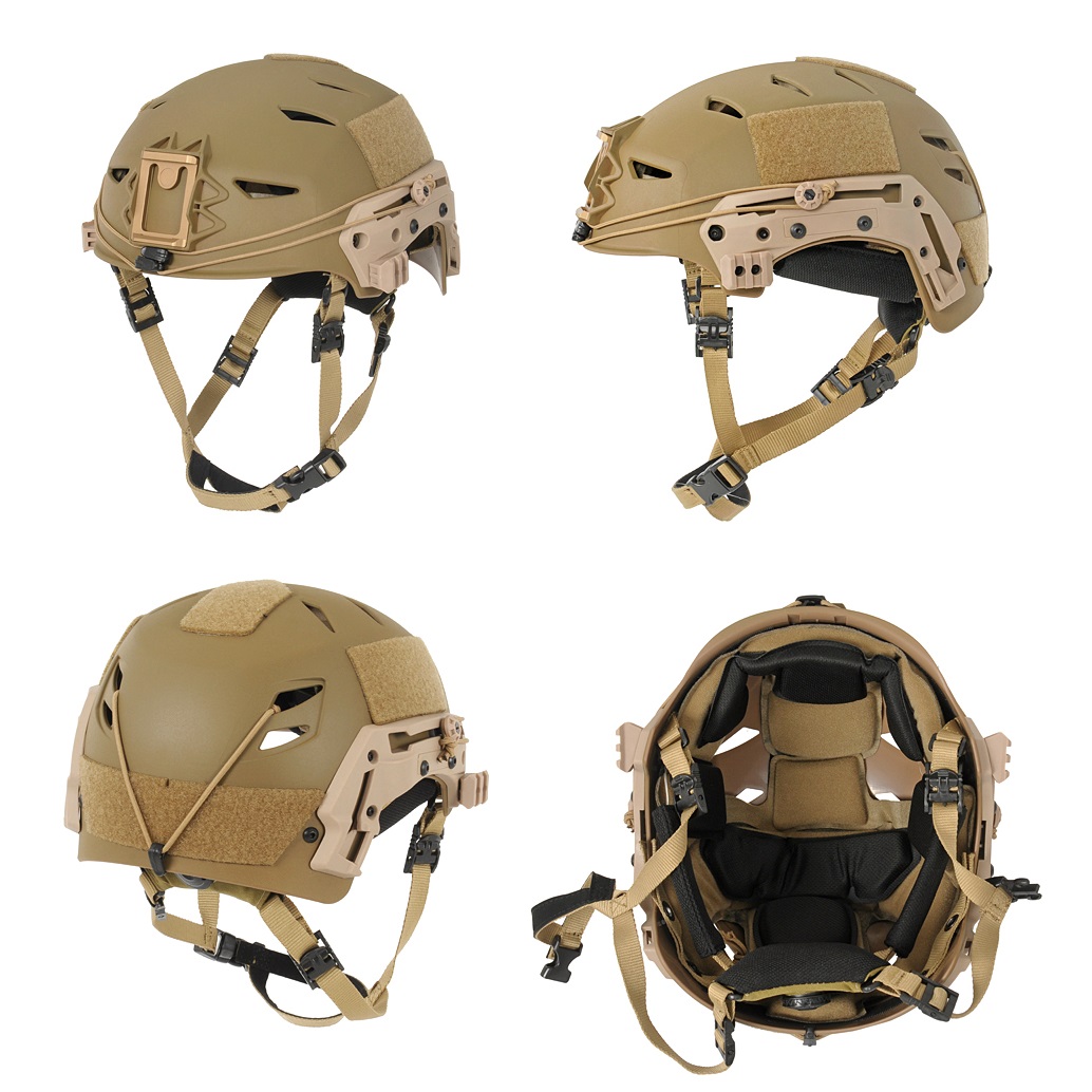 TACTICAL EXF BUMP TYPE HELMET - DARK EARTH [FMA 1044)