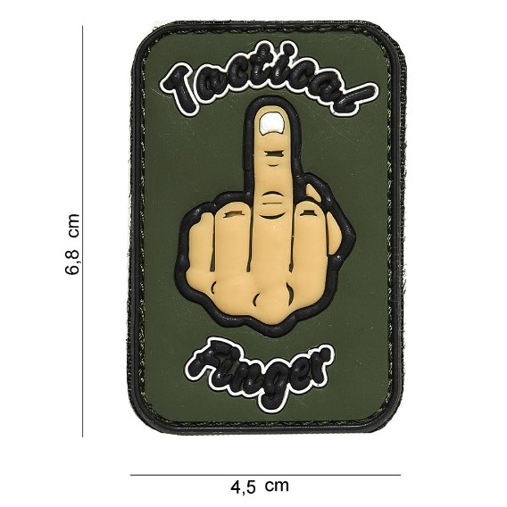 101 INC Tactical finger PVC patch