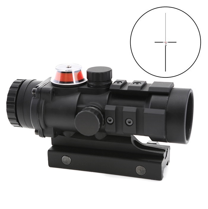 SAMURAI 3x32 SCOPE Illuminata con fibra ottica rossa
