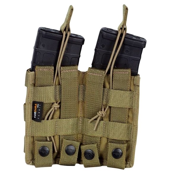 Tasmanian Tiger Double M4 Fast Mag Pouch khaki - immagine 2