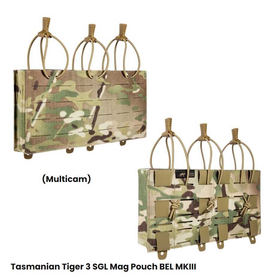 TASMANIAN TIGER 3 SGL MAG POUCH BEL MKIII MULTICAM (8933)