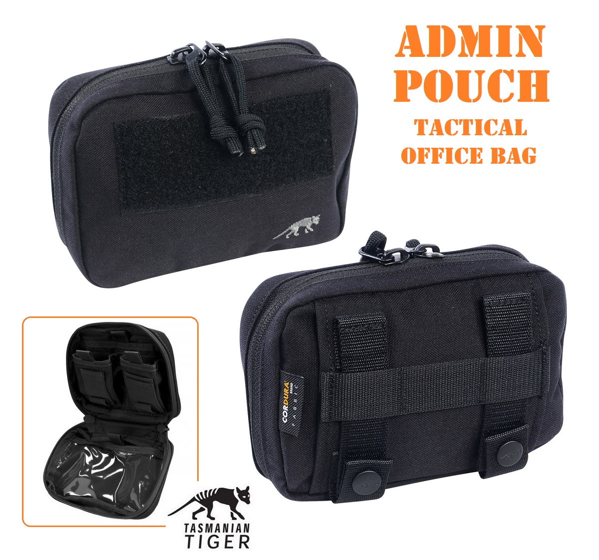 Tasmanian Tiger Admin pouch black (7832)