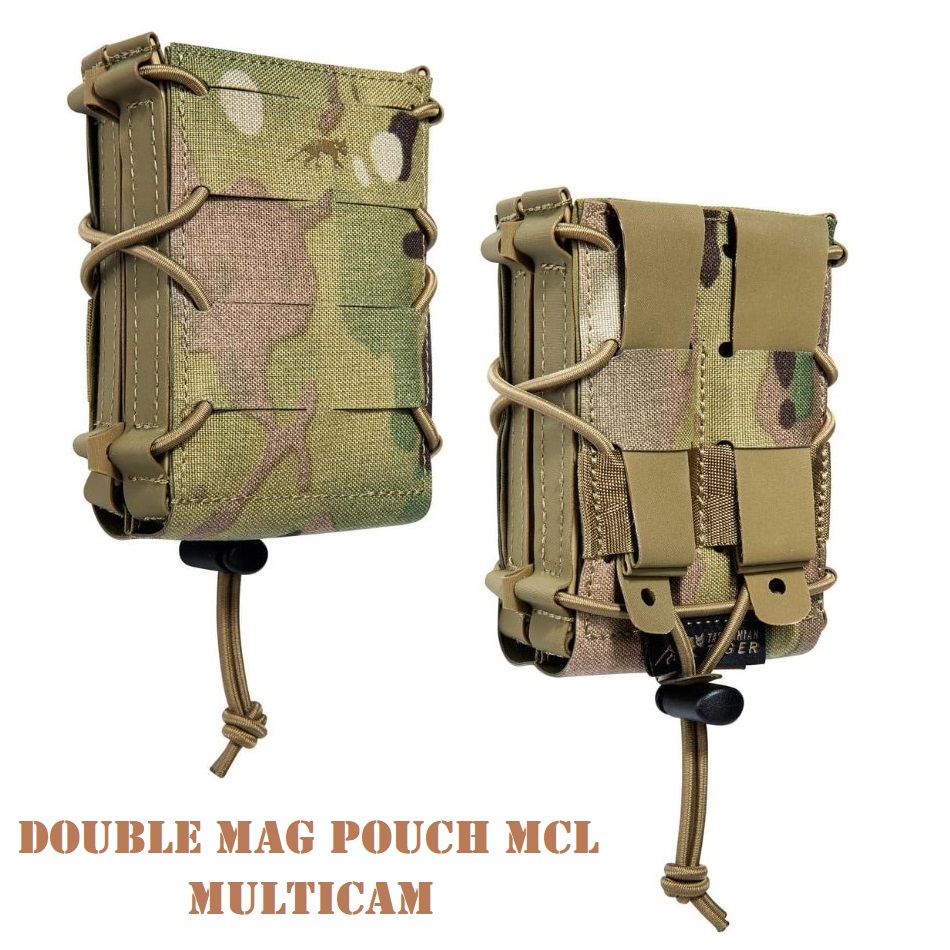 TASMANIAN TIGER DOUBLE MAG POUCH MCL MULTICAM (7685)