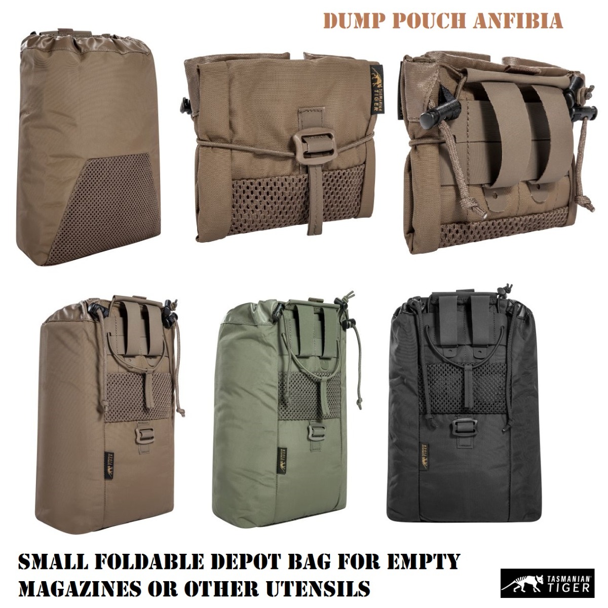 TASMANIAN TIGER DUMP POUCH ANFIBIA (7733)