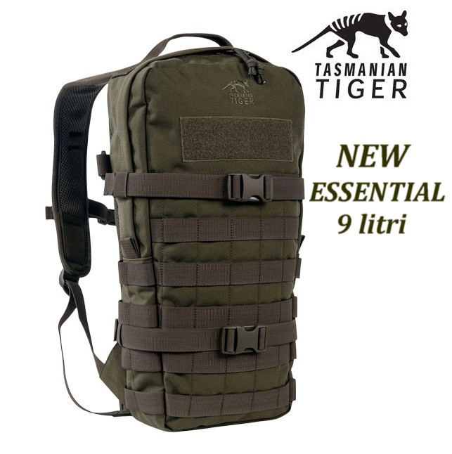 Tasmanian Tiger Essential MK II pack verde od - 9 litri (7594)