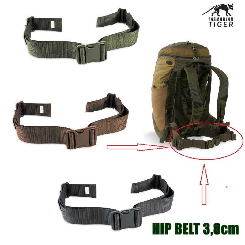 TASMANIAN TIGER HIP BELT 38mm (ricambio cintura addominale per zaini)(7241)