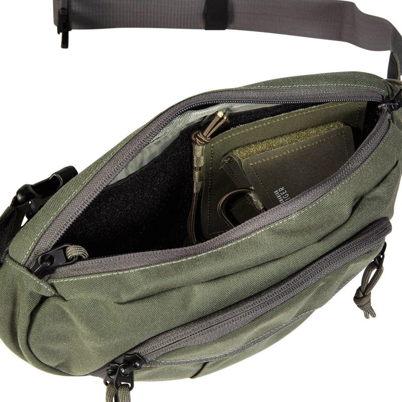 TASMANIAN TIGER UNIVERSAL INTERNAL HOLSTER OLIVE - CON VELCRO SUL RETRO (7589) - immagine 3