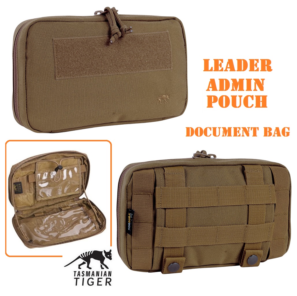 Tasmanian Tiger Leader Admin pouch coyote brown (7672)