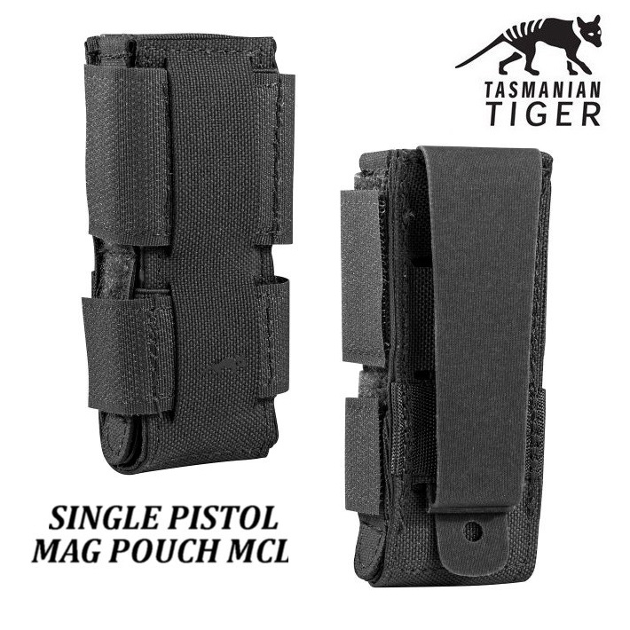 Tasmanian Tiger MCL Single Pistol Mag Pouch- black (7956)