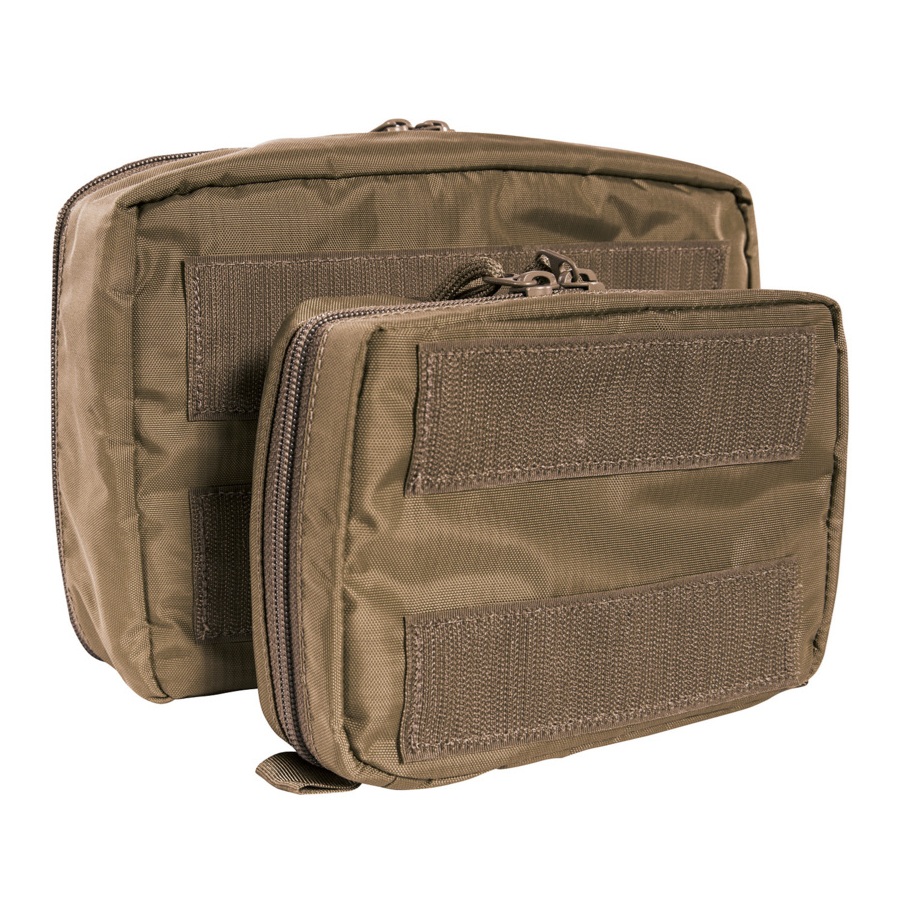 Tasmanian Tiger Medic Pouch Set VL Transparent pouches set of 2 Coyote Brown (7566) - Image 2