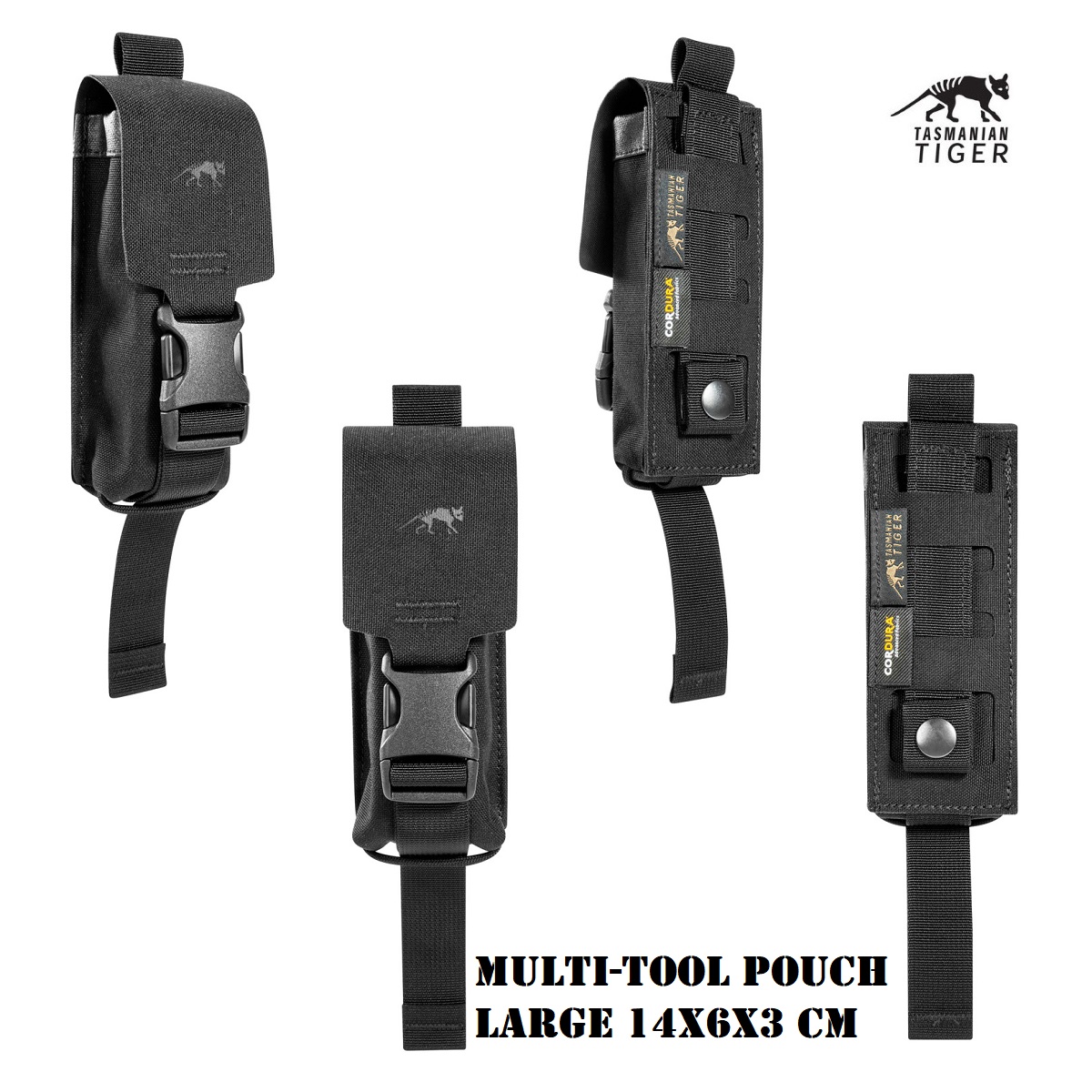 Tasmanian Tiger MKII Tool pocket pouch large- black (7933)
