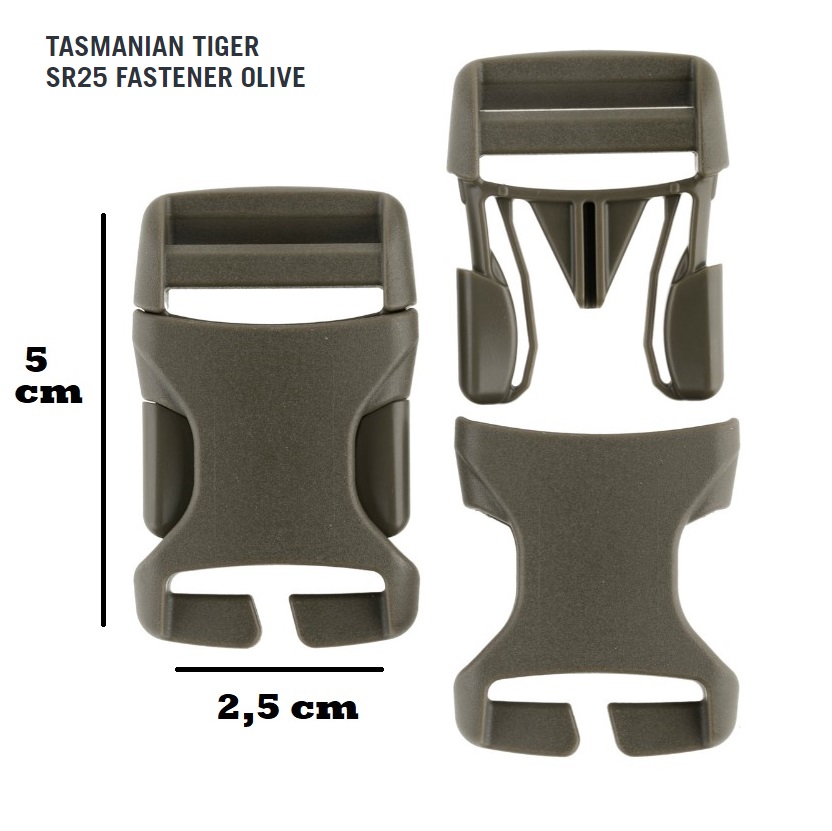 Tasmanian Tiger SR25 fastex verde asola 2,5 cm (7882)