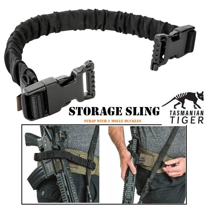 Tasmanian Tiger Storage Bungee Sling Black (7671)