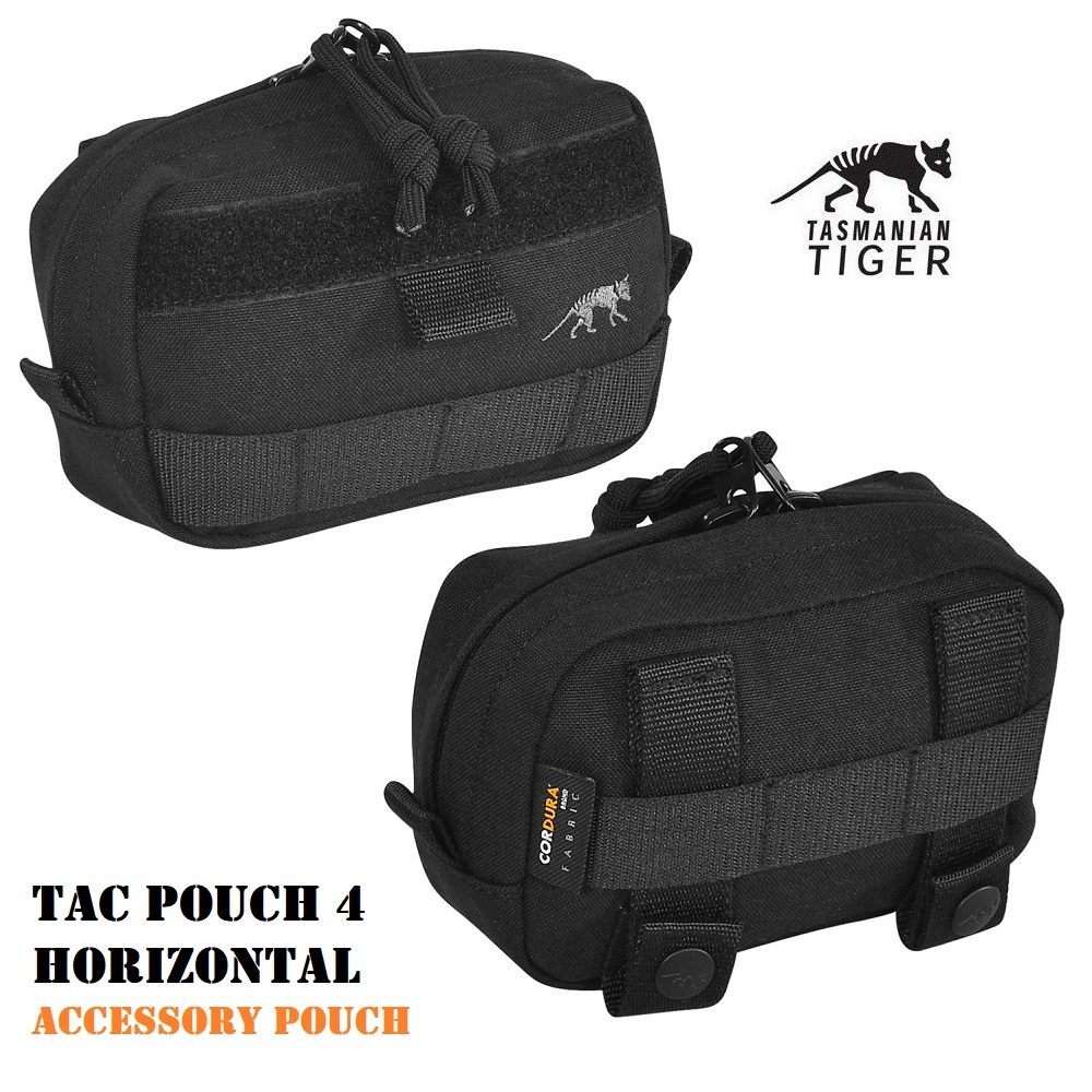 Tasmanian Tiger Tac Pouch 4 Horizontal nero 7650
