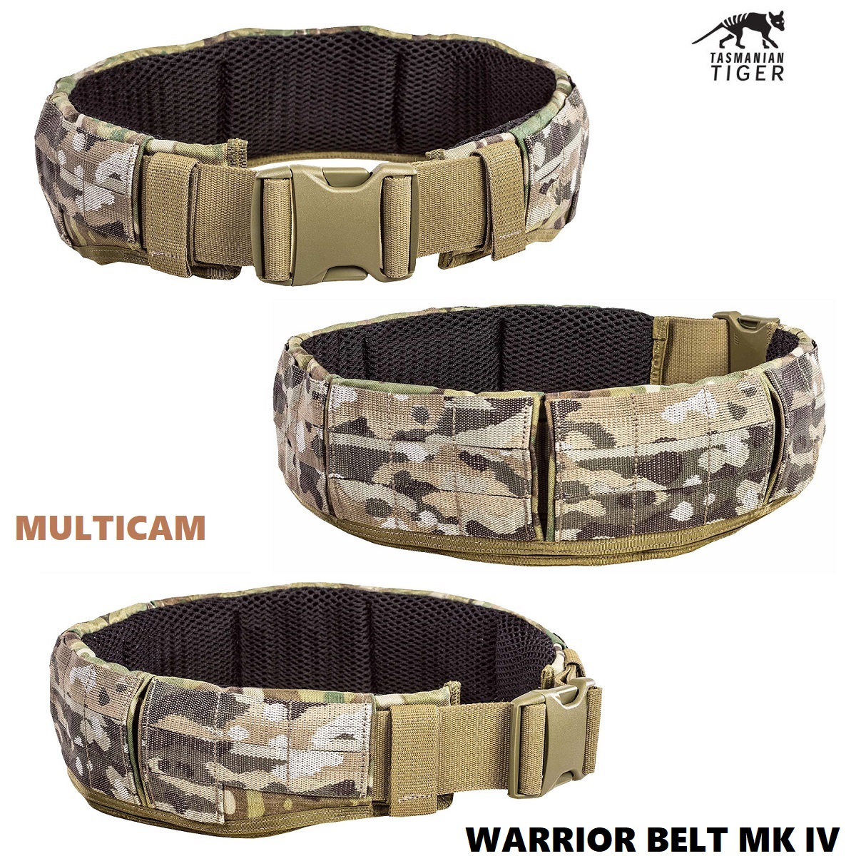 TASMANIAN TIGER WARRIOR BELT MK IV MULTICAM- (7311)