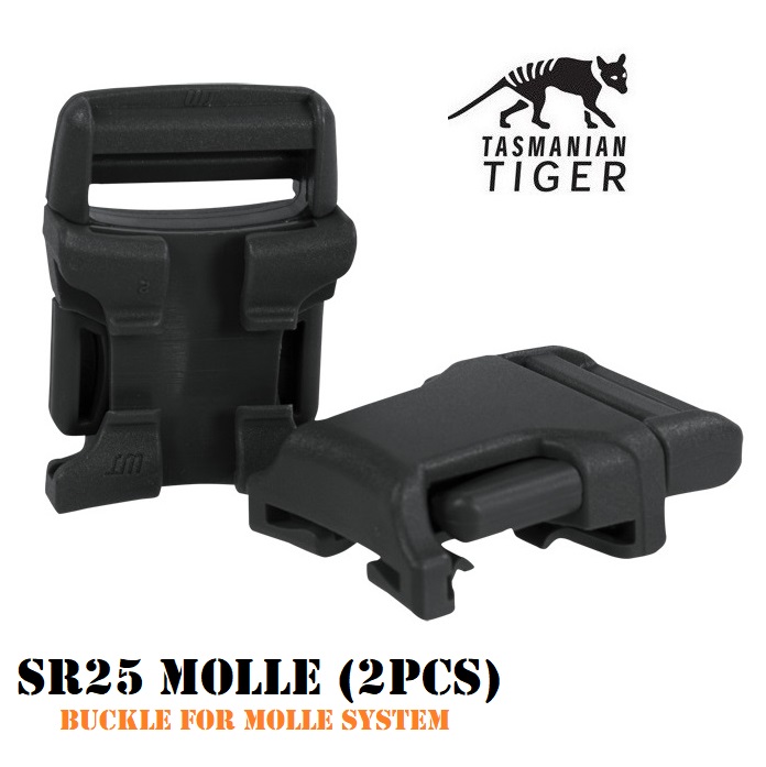 Tasmanian Tiger SR25 Molle fastex nero ( 7881) venduti in coppia
