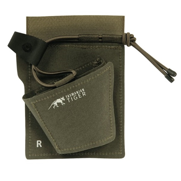 TASMANIAN TIGER UNIVERSAL INTERNAL HOLSTER OLIVE - CON VELCRO SUL RETRO (7589)