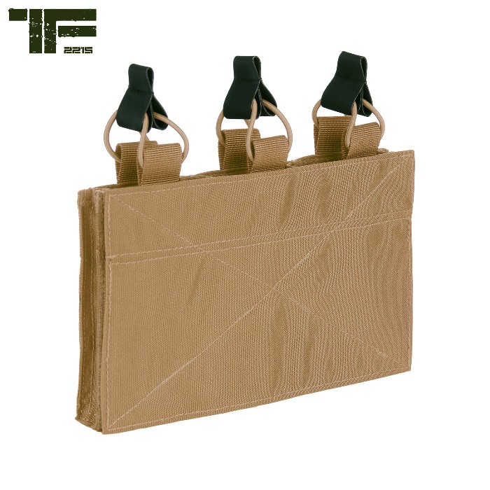 TF 2215 Triple M4 Mag Pouch - con velcro- coyote brown