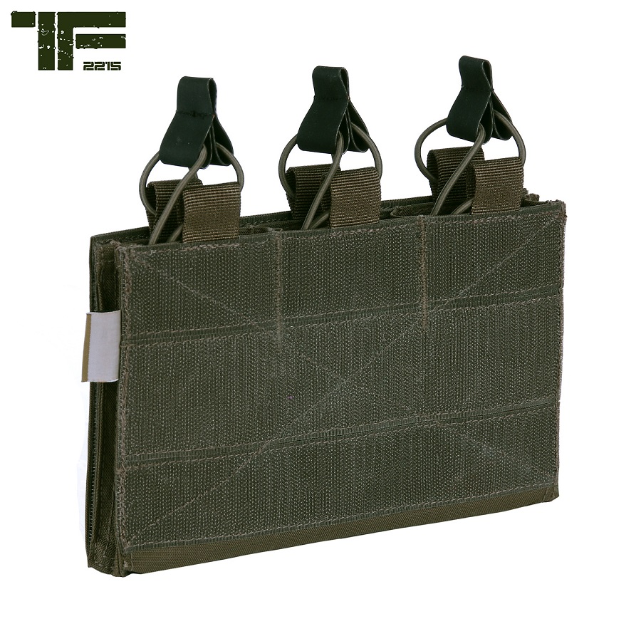 TF-2215 Triple M4 Mag Pouch - con velcro- ranger green - Image 2