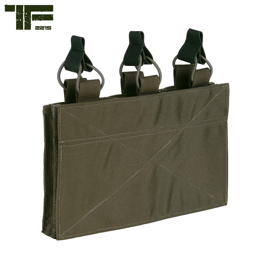 TF-2215 Triple M4 Mag Pouch - con velcro- ranger green - Image 4