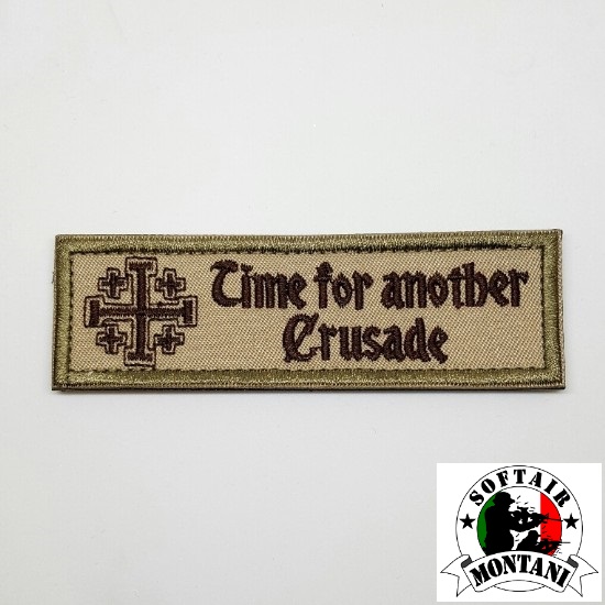 "TIME FOR ANOTHER CRUSADE" patch multicam - immagine 2