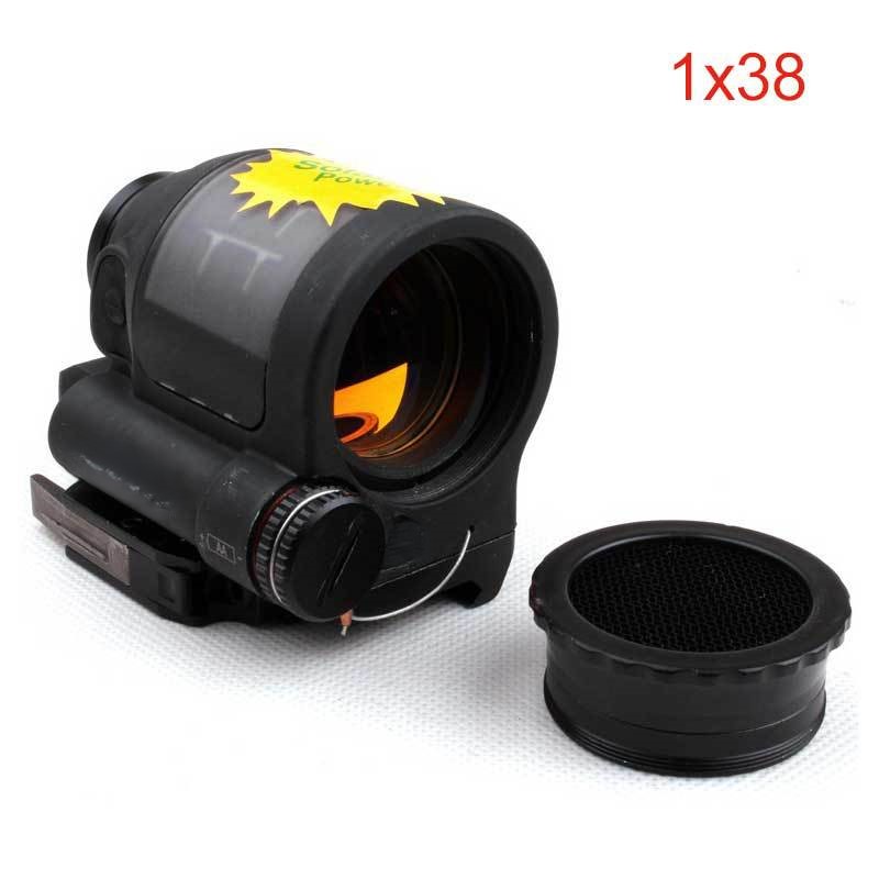 TMC 1x38 Solar Powered Red Dot +Killer flash filter