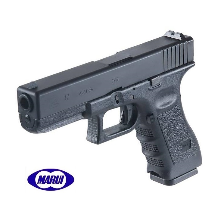 MARUI GLOCK 17 GAS BLOW-BACK- NERA