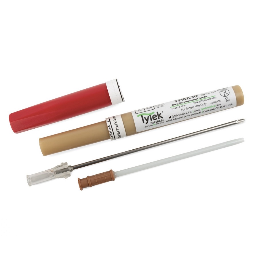 H&H Needle Decompression Tension Pneumothorax Kit (TPAK) - Ago Pneumotorace