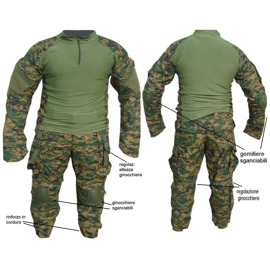 TWS completo combat digital woodland