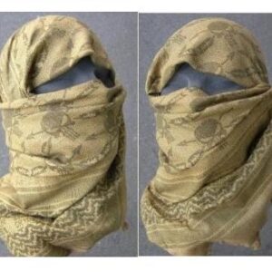 TWS Shemag Skull Punisher Stay Back 100 mt.. coyote