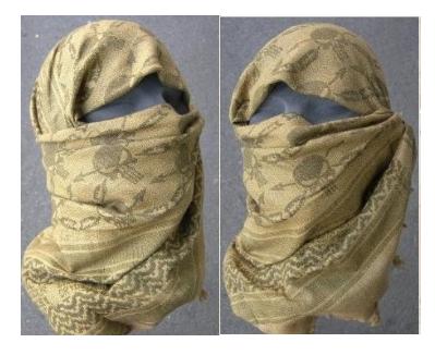 TWS Shemag Skull Punisher Stay Back 100 mt.. coyote