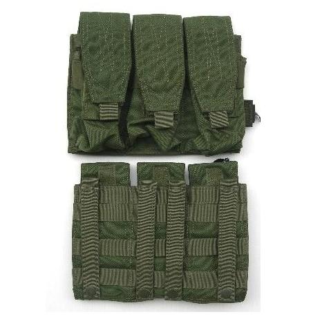 TWS M4/AK Triple Mag Pouch Olive Drab