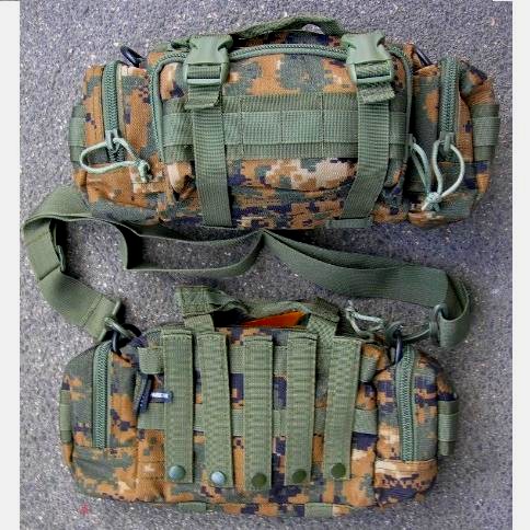 TWS  waist pack marpat woodland