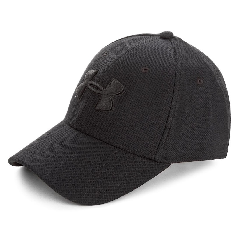 Under Armour 3.0 Black on Black BLITZING stretch cap - Image 3