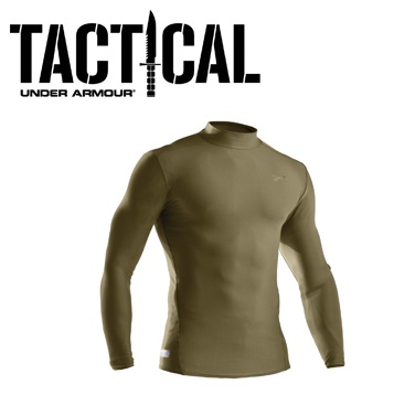 Under Armour Tactical Coldgear Infrared Mock manica lunga- verde oliva