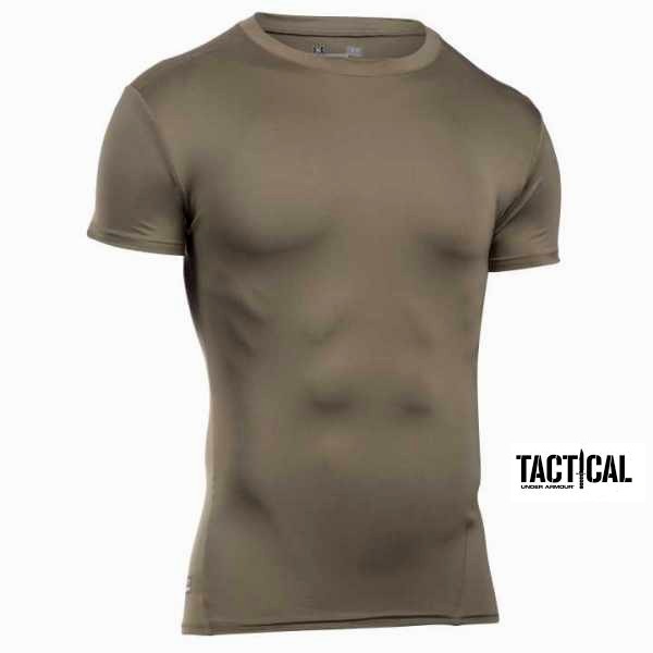 Under Armour Tactical Heatgear Compression t-shirt verde oliva (1216007-390)