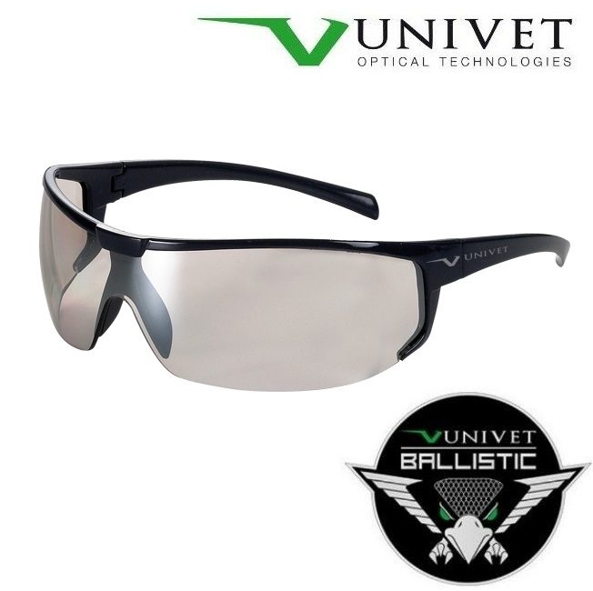 Univet 5X4 Italian Style Safety Glasses Clear