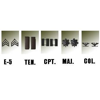 U.S. ARMY Gradi metallo nero-coppia